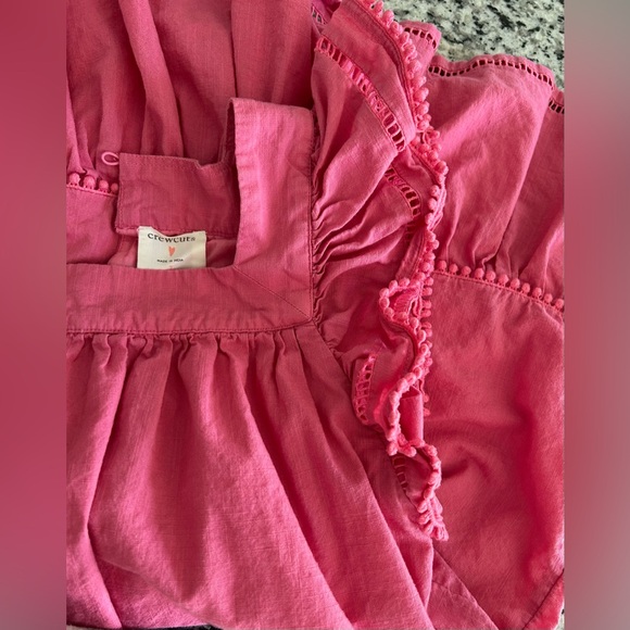 Pink Ruffled Kids Dress. Size 7 - Picture 6 of 6